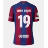 Barcelona Vitor Roque #19 Hjemmedrakt 2023-24 Kortermet